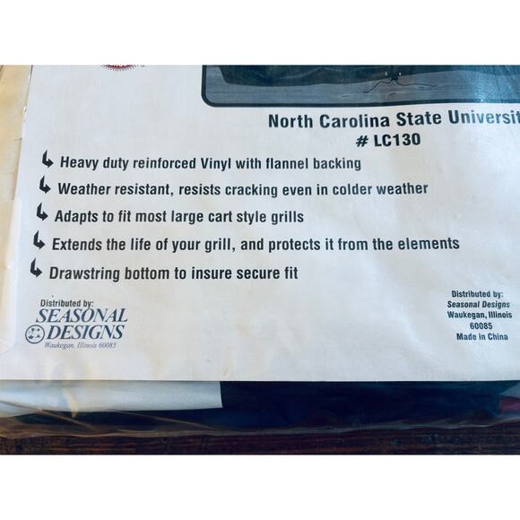 NIB Seasonal Designs, Inc. North Carolina State Wolfpack 68”W x 43”H HTF - Picture 4 of 6